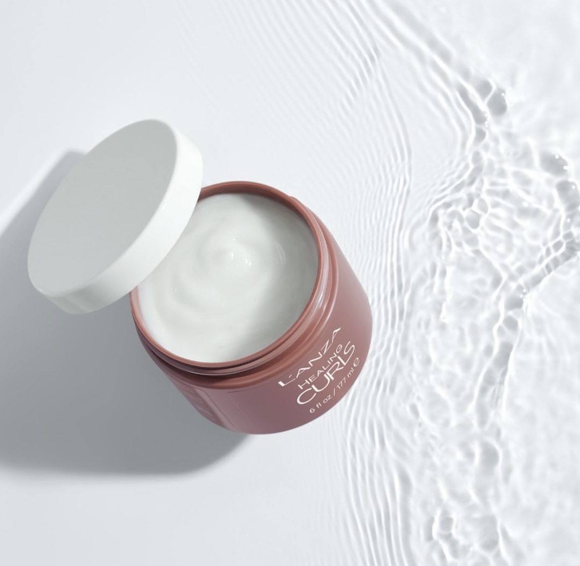 Маска для кучерявого волосся зволожуюча Lanza Healing Curls Restore Moisture Treatment, 177 ml - 4